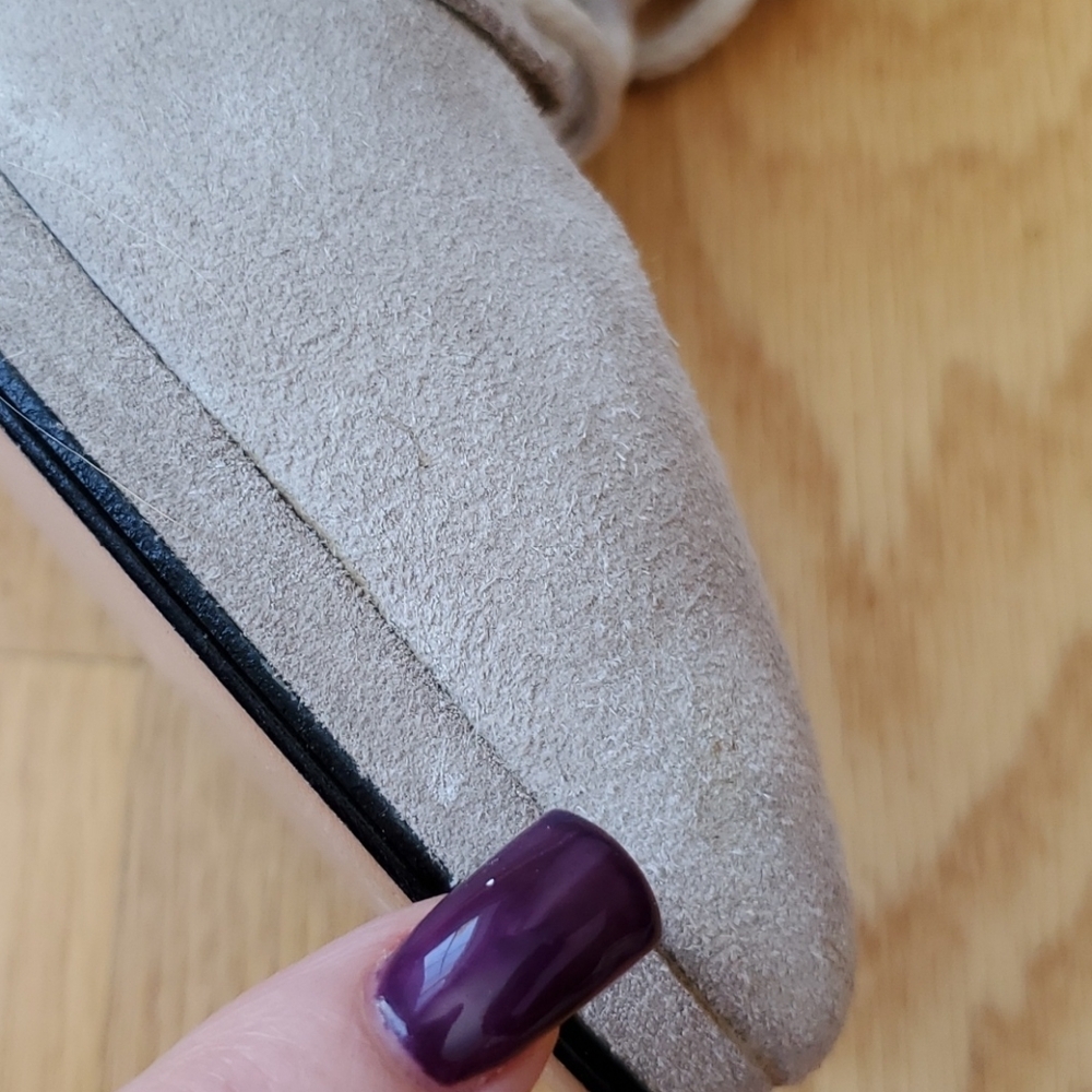 Suede Heeled Booties - Picture 13 of 15